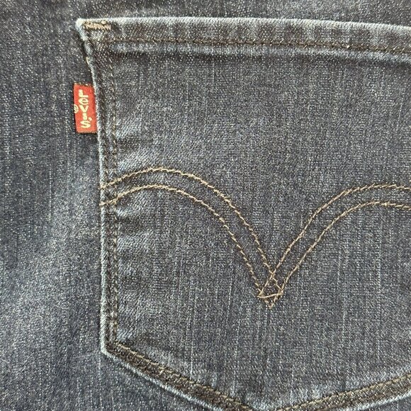 Levis Jeans Womens 12 Legging Cotton Stretch Tapered Leg Skinny Fit Pockets - Picture 7 of 10